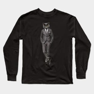 Business cat Long Sleeve T-Shirt